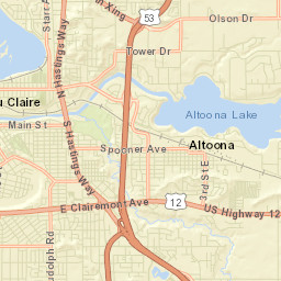 Altoona Street Map