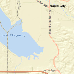 Rapid City Street Map