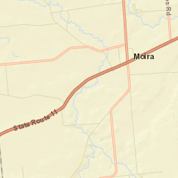 Moira New York Street Map