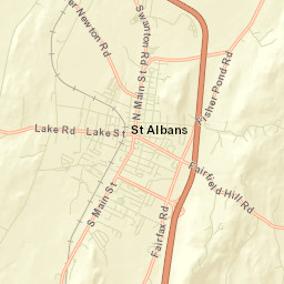 Saint Albans Street Map