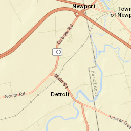 Newport Street Map