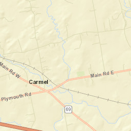 Carmel Street Map