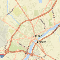 Bangor Street Map