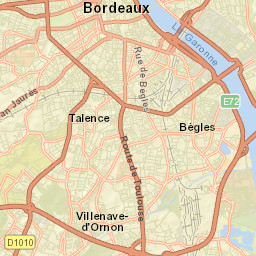 Talence Street Map