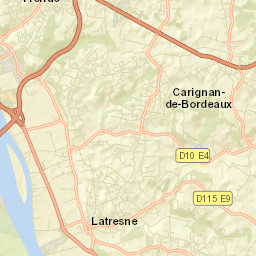 Carignan-de-Bordeaux Street Map