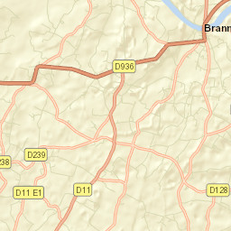 Branne Street Map