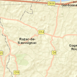 Gardonne Street Map