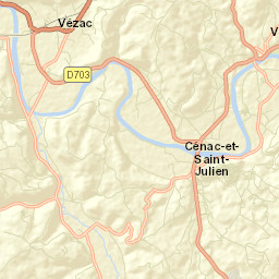 Cénac-et-Saint-Julien Street Map