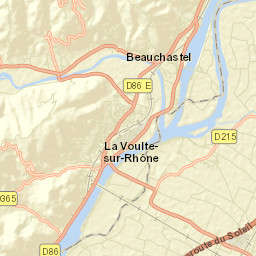 La Voulte-sur-Rhône Street Map