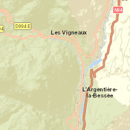Saint-Martin-de-Queyrières Street Map