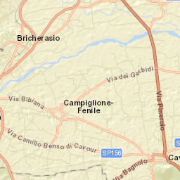Garzigliana Street Map