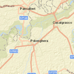 Casalgrasso Street Map