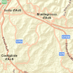 Isola d'Asti Street Map