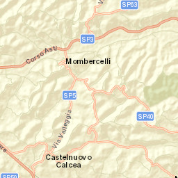 Castelnuovo Calcea Street Map