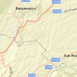 Bergamasco Street Map