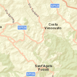 Costa Vescovato Street Map