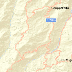 Gropparello Street Map