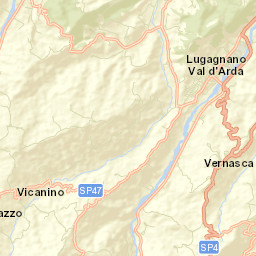 Vernasca Street Map