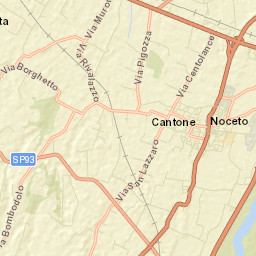 Noceto Street Map