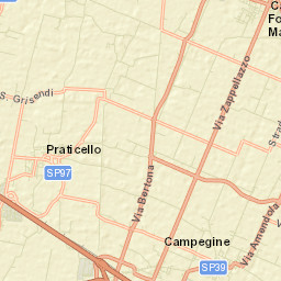 Campegine Street Map