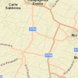 Campagnola Emilia Street Map