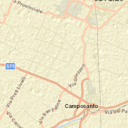 Camposanto Street Map