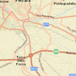 Ferrara Street Map