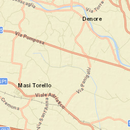 Provincia di Ferrara Street Map