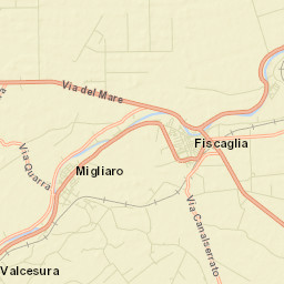 Massa Fiscaglia Street Map
