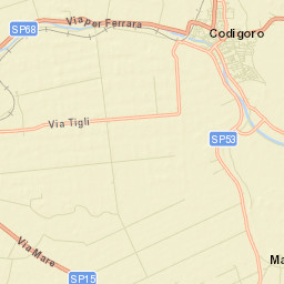 Codigoro Street Map