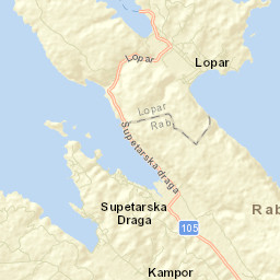 Lopar Street Map
