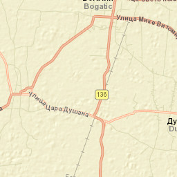 Dublje Street Map