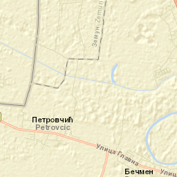 Bečmen Street Map