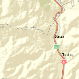 Comuna Topleţ Street Map
