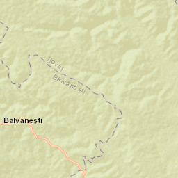 Comuna Bâlvăneşti Street Map