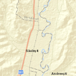 Andreești Street Map