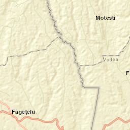 Comuna Făgeţelu Street Map