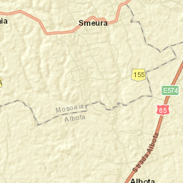 Comuna Moşoaia Street Map