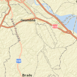 Comuna Bradu Street Map