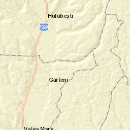 Hulubeşti Street Map