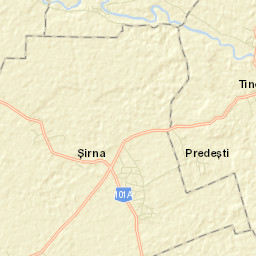 Comuna Tinosu Street Map