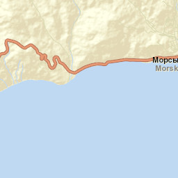 Morskoye Street Map