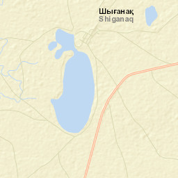 Shyghanaq Street Map