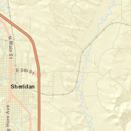 Sheridan Street Map