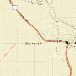 Granite Falls Street Map
