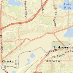 Chaska Street Map