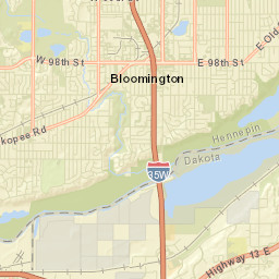 1-65 East Old Shakopee Road, Bloomington Street Map