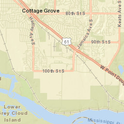 Cottage Grove Street Map
