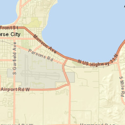 Grand Traverse County Street Map
