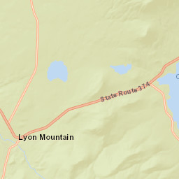 Lyon Mountain New York Street Map